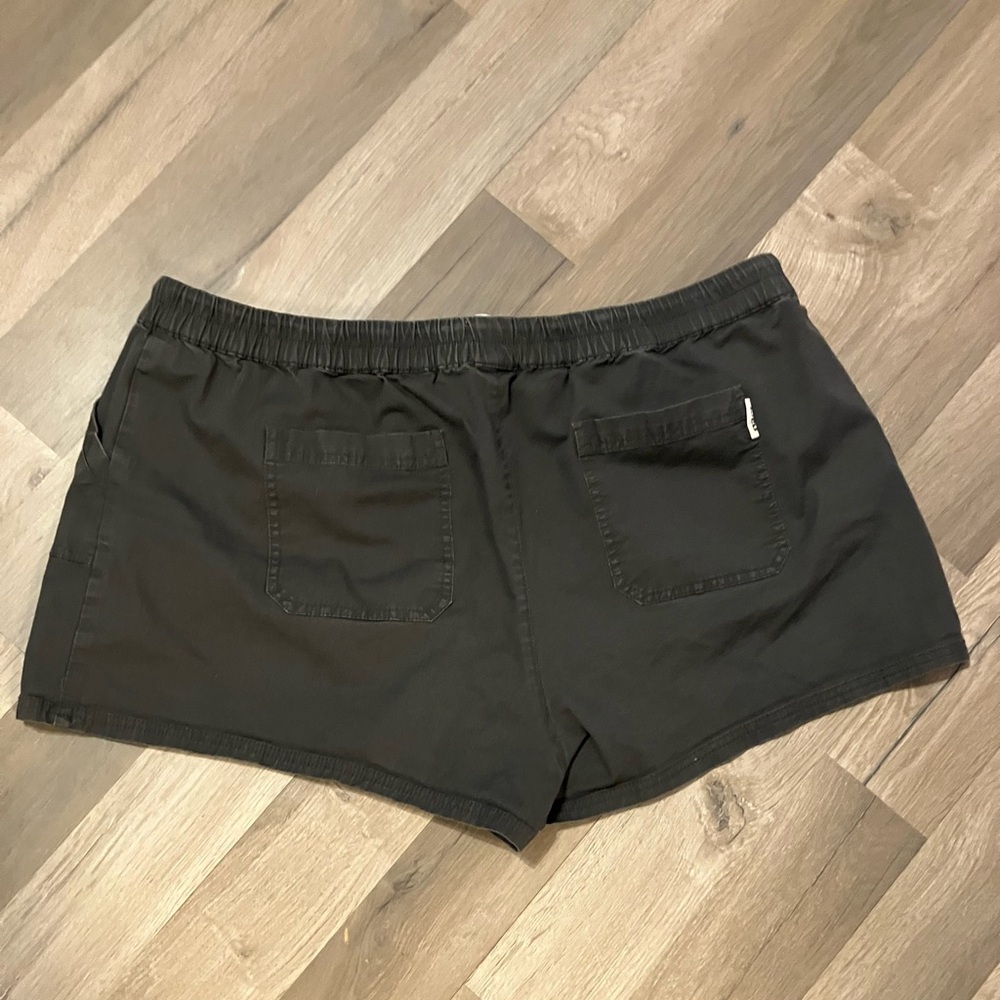 PACT Women’s Grey Drawstring Casual Shorts - Picture 2 of 3